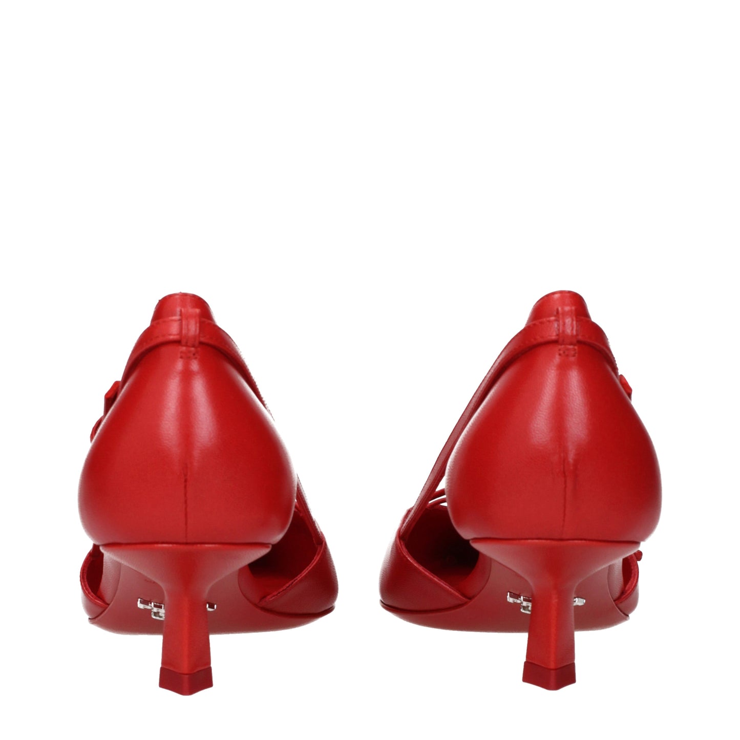 Prada Sandals Women Leather Red
