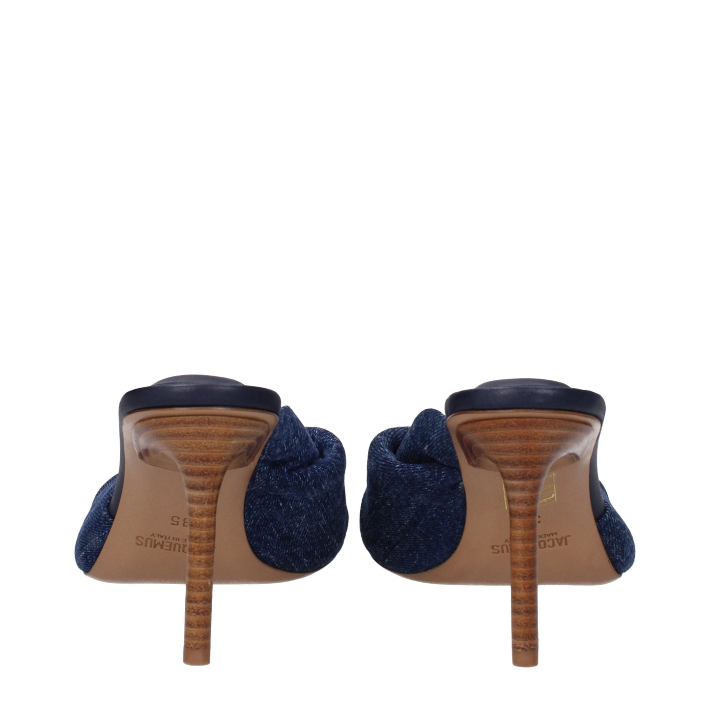 Jacquemus Women's Sandals in Fabric  Blue/Jeans