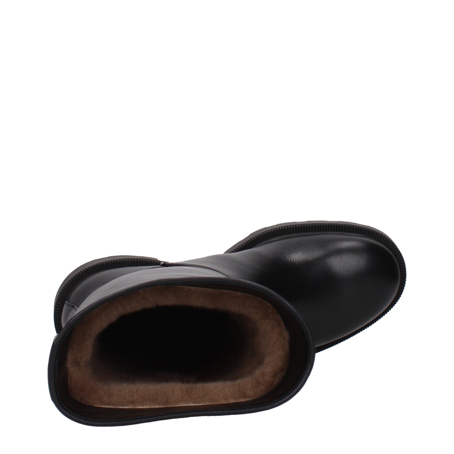 The Row Boots Women Leather Black