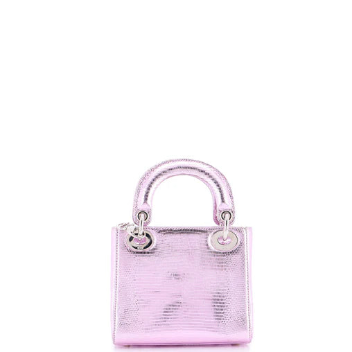 Christian Dior Lady Dior Chain Bag Lizard Mini
